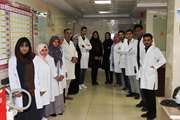 بازدید دانشجویان پزشکی پردیس بین الملل از مرکز آموزشی درمانی ضیائیان